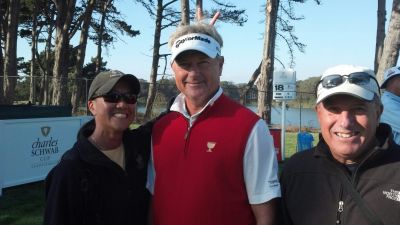 Jean, Richard and John Cooke at the Schwab
