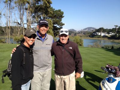 Jean, Richard and Tom Lehman at the Schwab
